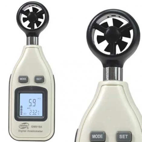 Benetech GT8160 Mini Anemometre Rüzgar Hızı Ölçer