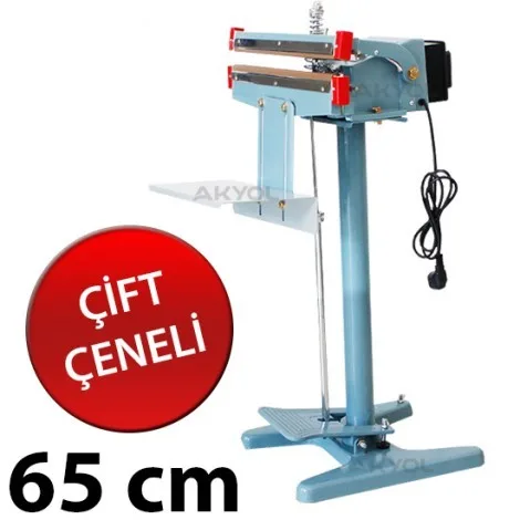 CBS-900V DİKEY Yürüyen Bantlı Otomatik Folyo ve Naylon Yapıştırma Makinası
