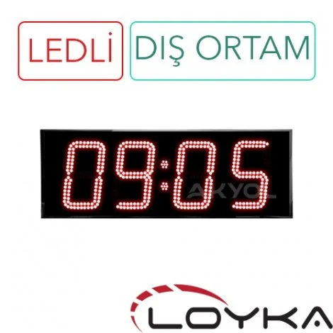 Dış Ortam Şartlarına Dayanıklı Işıklı Saatler