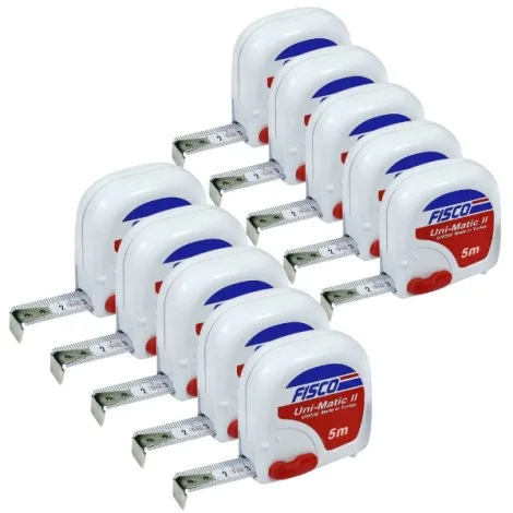 Fisco Uni-Matic II UM3M 3 Metre Şerit Metre | 10'lu Paket