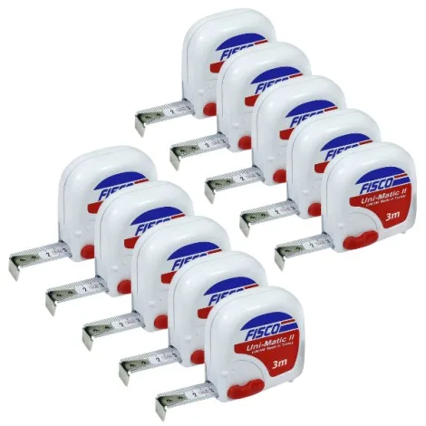 Fisco Uni-Matic II UM3M 3 Metre Şerit Metre | 5'li Paket