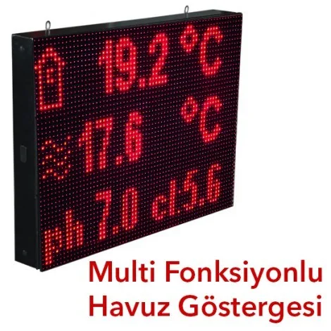 Loyka 15 CM - Büyük Ekranlı Havuz Suyu Sıcaklığı Ölçer