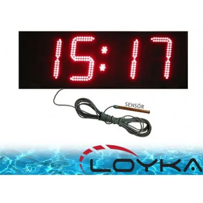 Loyka Dış Ortam Havuz Suyu Sıcaklık Ölçer '25CM Yazı Yüksekliği'