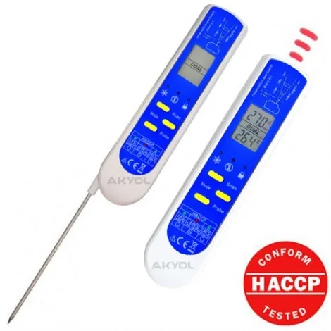 Loyka INNO-670 Su Geçirmez Saplamalı Dijital Gıda Termometresi 300°C | IP67