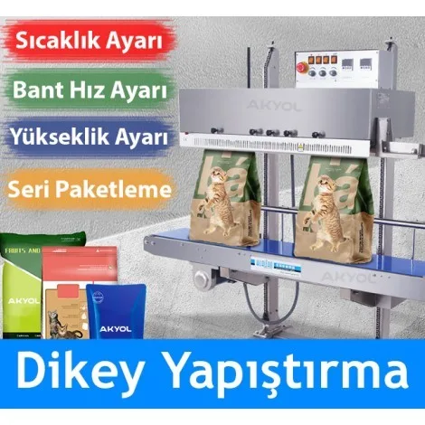 PFS 600T 60CM Otomatik Masa Tipi Poşet Yapıştırma Makinası (Alüminyum Gövde)