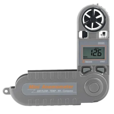 Smart Sensor AS 806 Rüzgar Hızı Ölçer | 0-45 m/s Hava Hızı