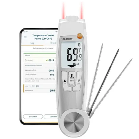 Testo 805i Akıllı Lazerli Sıcaklık Ölçer 250°C