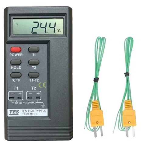 Testo K Tipi Fiberglas Hava ve Yüzey Probu -50 … +400 °C