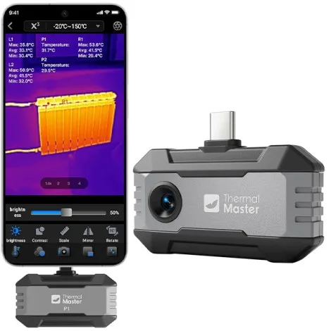 Thermal Master P3 Makro Lensli Mobil Termal Kamera | iOS ve Android