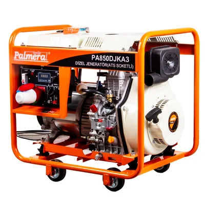 Pa850djk5a3 EUR5 Jeneratör 6,9 Kva Dizel Marşlı Ats Uyumlu Trifaze