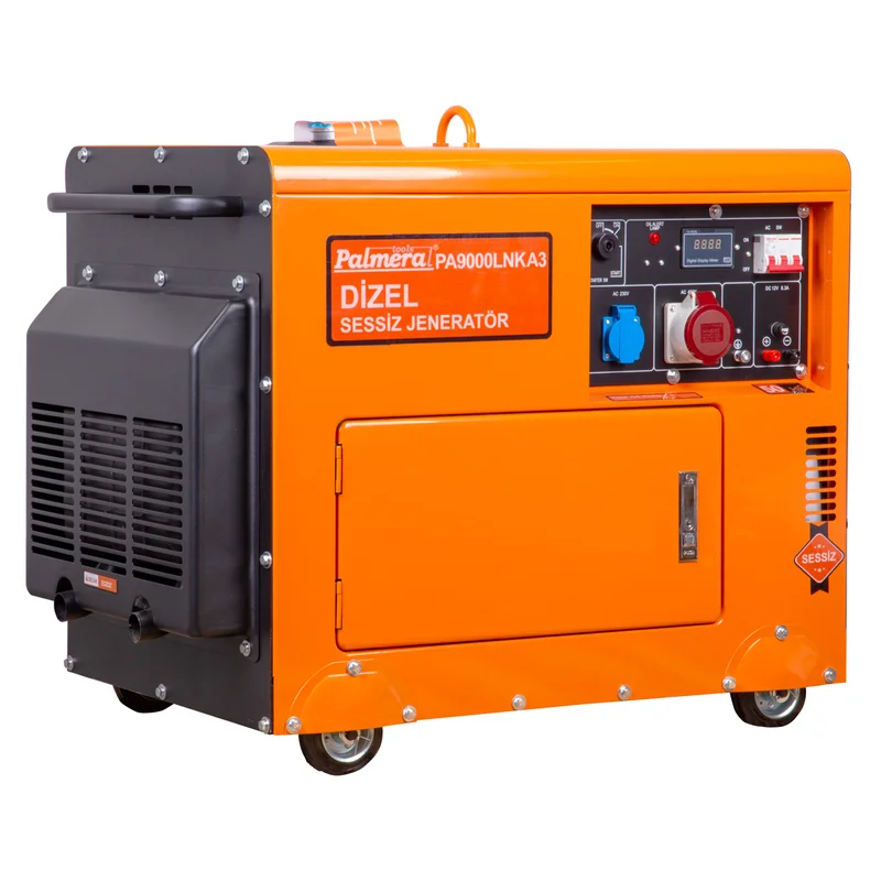 Pa9000lnka3 EUR5 Jeneratör 8,1 Kva Dizel Marşlı Ats Uyumlu