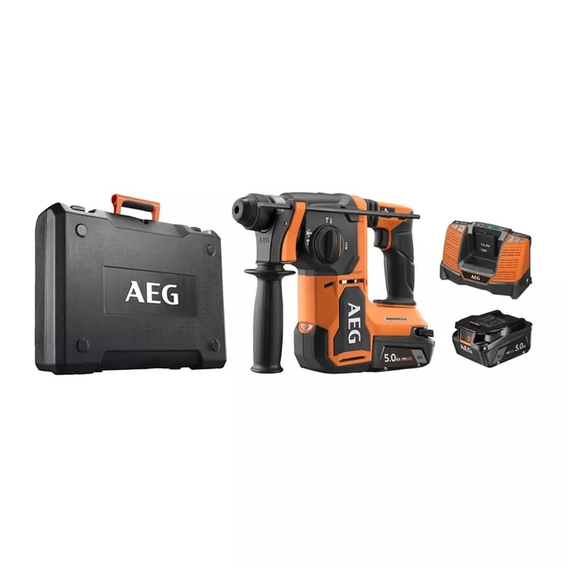 AEG BBH18BL2-602C Şarjlı Kırıcı Delici Matkap SDS Plus 18V 6Ah