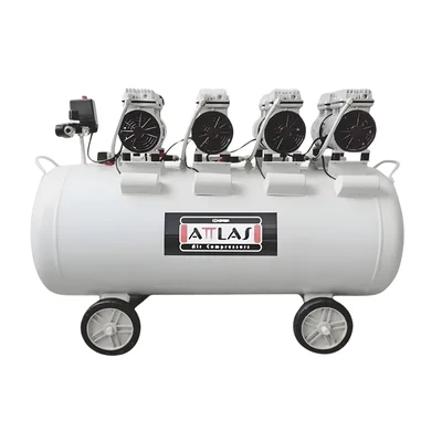 ATTLAS SC 40200 J 200 LT Sessiz Monofaze Hava Kompresörü 4 HP