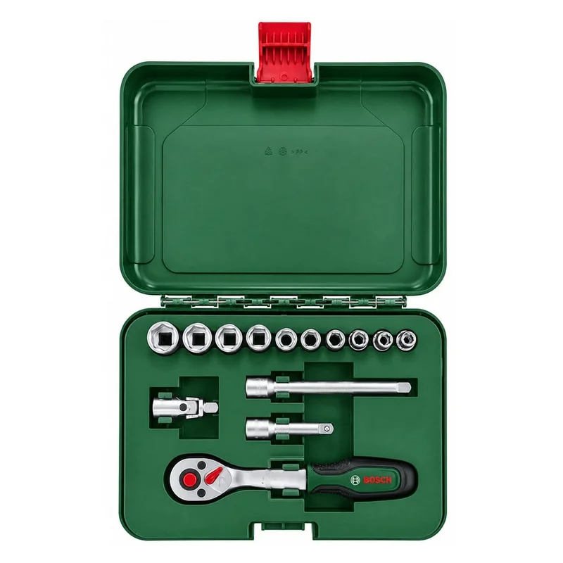 BOSCH 1/4 Altı Köşe Lokma Takımı 14 Parça