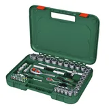 BOSCH 1/4 ve 1/2 Altı Köşe Lokma Takımı 56 Parça - Görsel 1