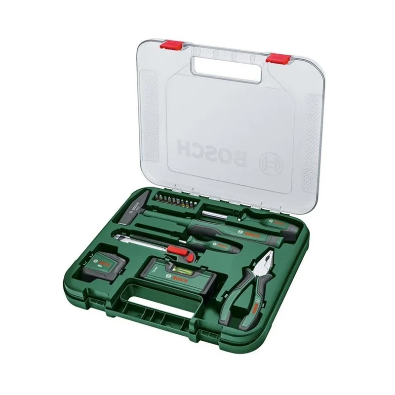 BOSCH 1600A02BY5 Dolu Takım Çantası - El Aleti Seti Universal 17 Parça