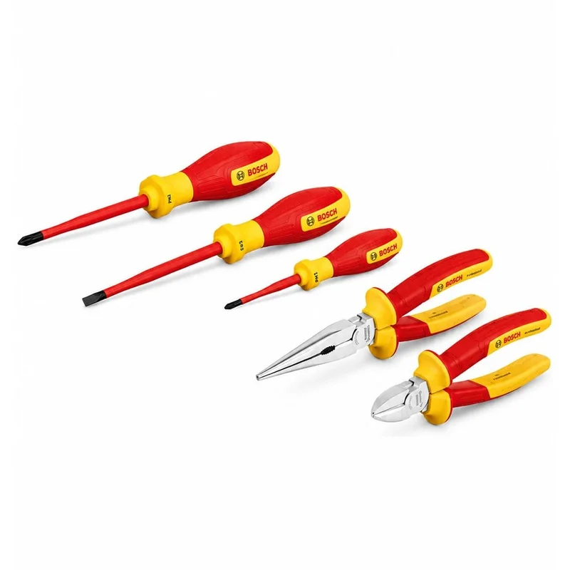 BOSCH 1600A02NG2 Dolu Takım Çantası - El Aleti Seti Profesyonel 5 Parça