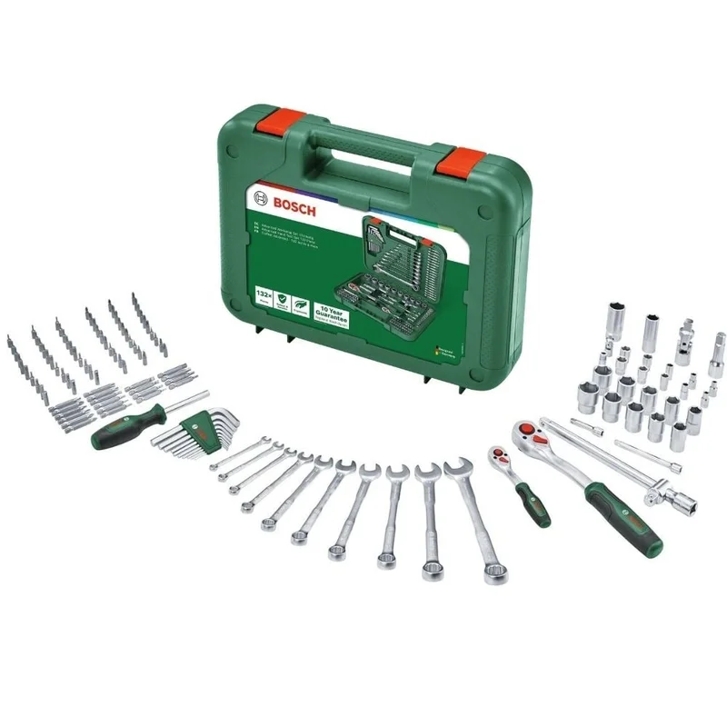 BOSCH 1600A02Z9B Dolu Takım Çantası - El Aleti Seti Profesyonel 132 Parça