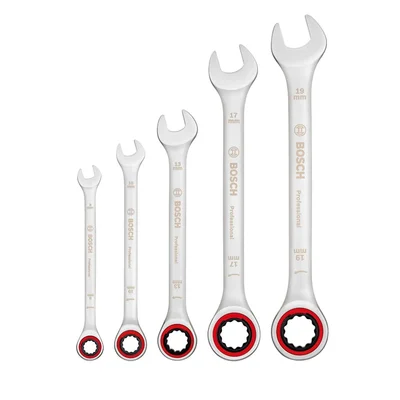 BOSCH Cırcır Kombine Anahtar Takımı 5 Parça