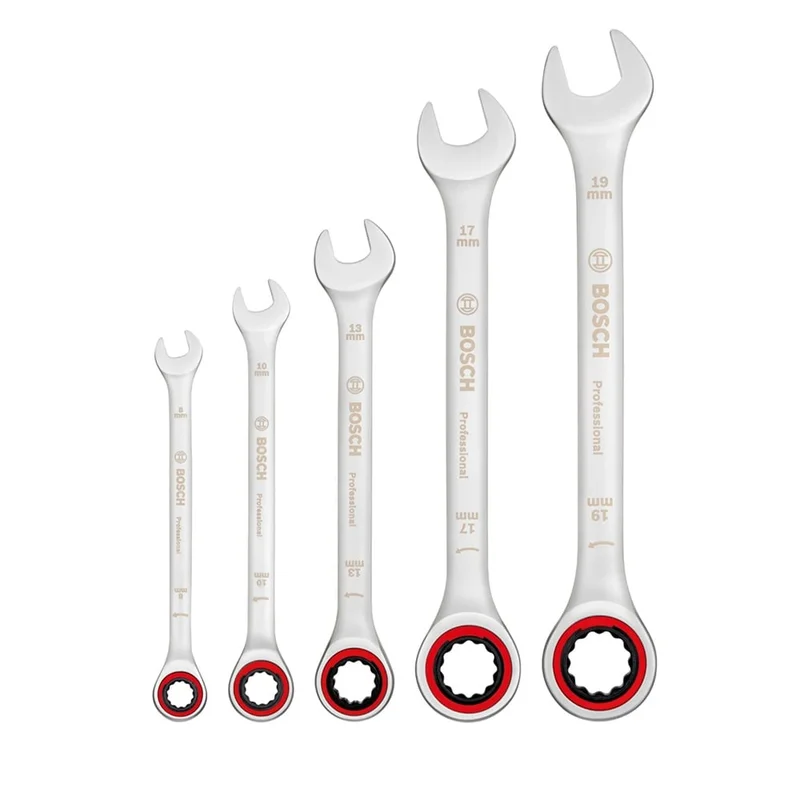 BOSCH Cırcır Kombine Anahtar Takımı 5 Parça