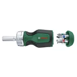 BOSCH Cırcırlı Kısa Tornavida 6 Uçlu - Görsel 1