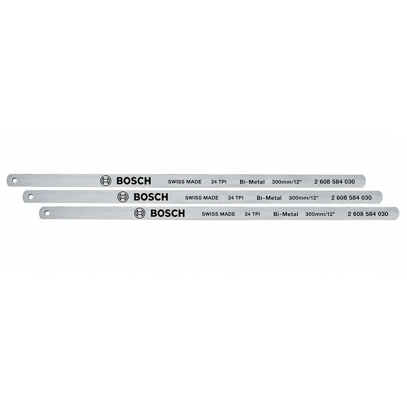 BOSCH Demir Testeresi Yedek Bıçağı 3 Adet TPI 24 150 mm