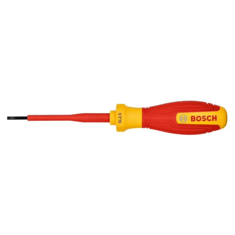 BOSCH Düz Uçlu Tornavida Izoleli PRO VDE 2.5 x 75 mm