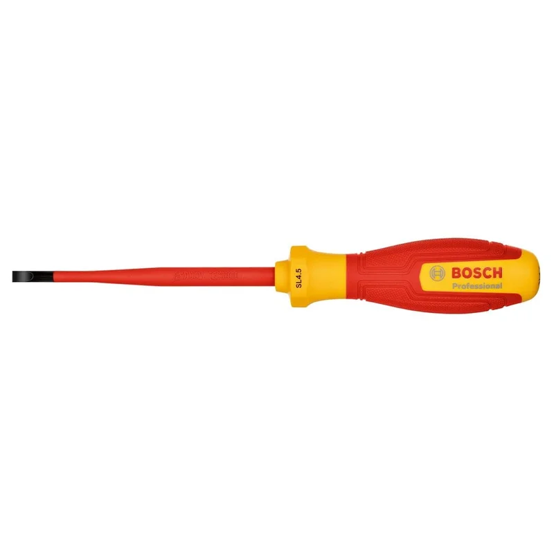 BOSCH Düz Uçlu Tornavida Izoleli PRO VDE 4.5 x 100 mm