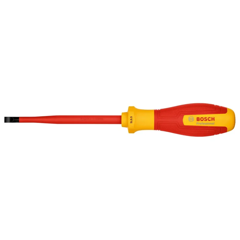 BOSCH Düz Uçlu Tornavida Izoleli PRO VDE 6.5 x 125 mm