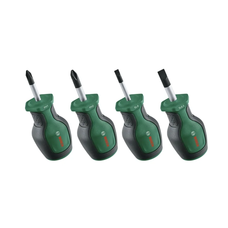 BOSCH Düz ve Yıldız Uçlu Topaç Tornavida Takımı 4 Parça