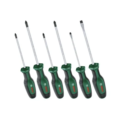 BOSCH Düz ve Yıldız Uçlu Tornavida Takımı 6 Parça