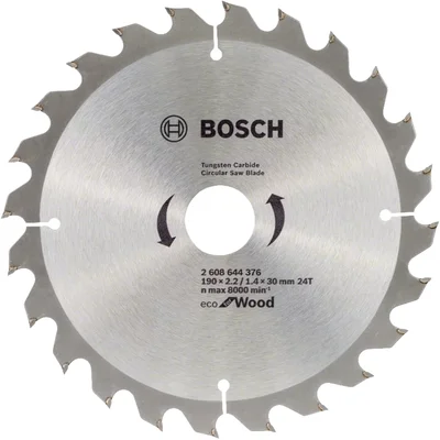 BOSCH Ecow 24 Diş Daire Testere Bıçağı 190 x 30 mm
