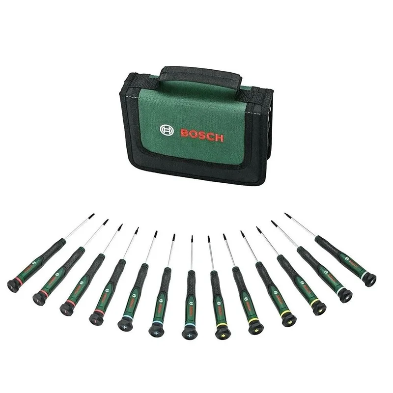 BOSCH Elektronikçi Tip Klemens Tornavida Takımı 13 Parça