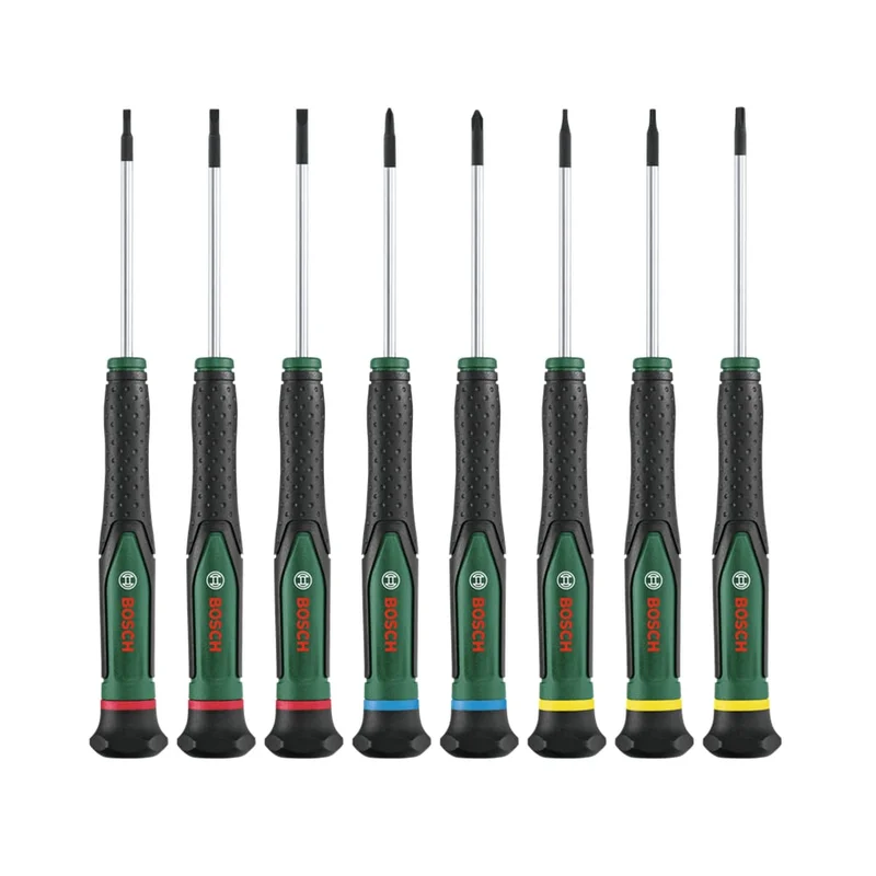 BOSCH Elektronikçi Tip Klemens Tornavida Takımı 8 Parça