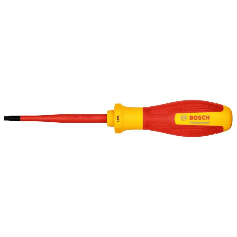 BOSCH T25 Torx Uçlu Tornavida Izoleli PRO VDE 100 mm