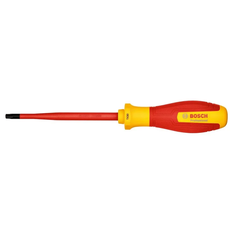 BOSCH T30 Torx Uçlu Tornavida Izoleli PRO VDE 125 mm