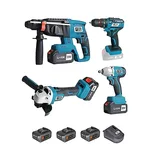 CATPOWER 1380 Akülü Kombo 4'Lü Set Kömürsüz - Görsel 1