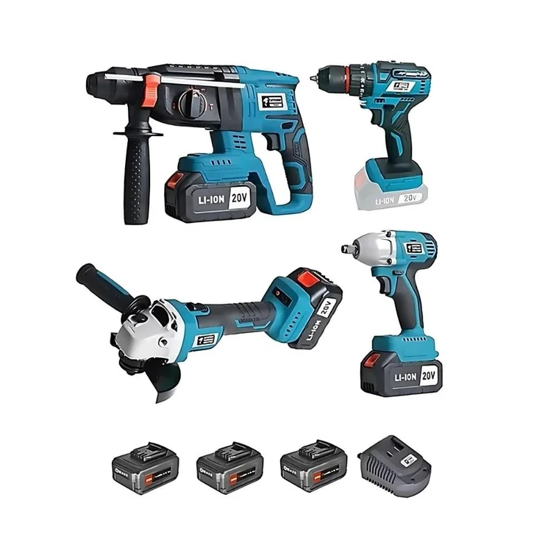 CATPOWER 1380 Akülü Kombo 4'Lü Set Kömürsüz