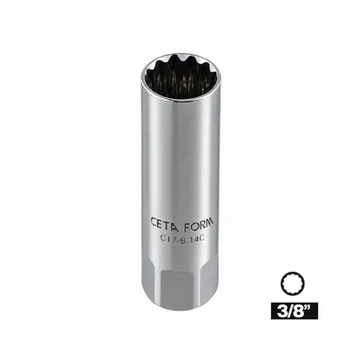 CETA FORM 3/8 On İki Köşe Buji Lokması 14 mm