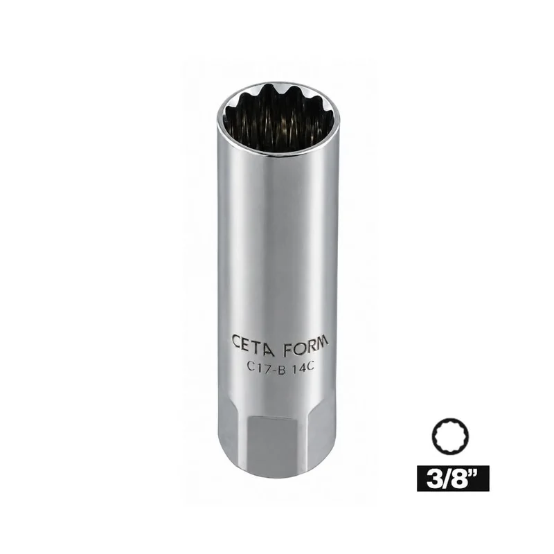 CETA FORM 3/8 On İki Köşe Buji Lokması 14 mm