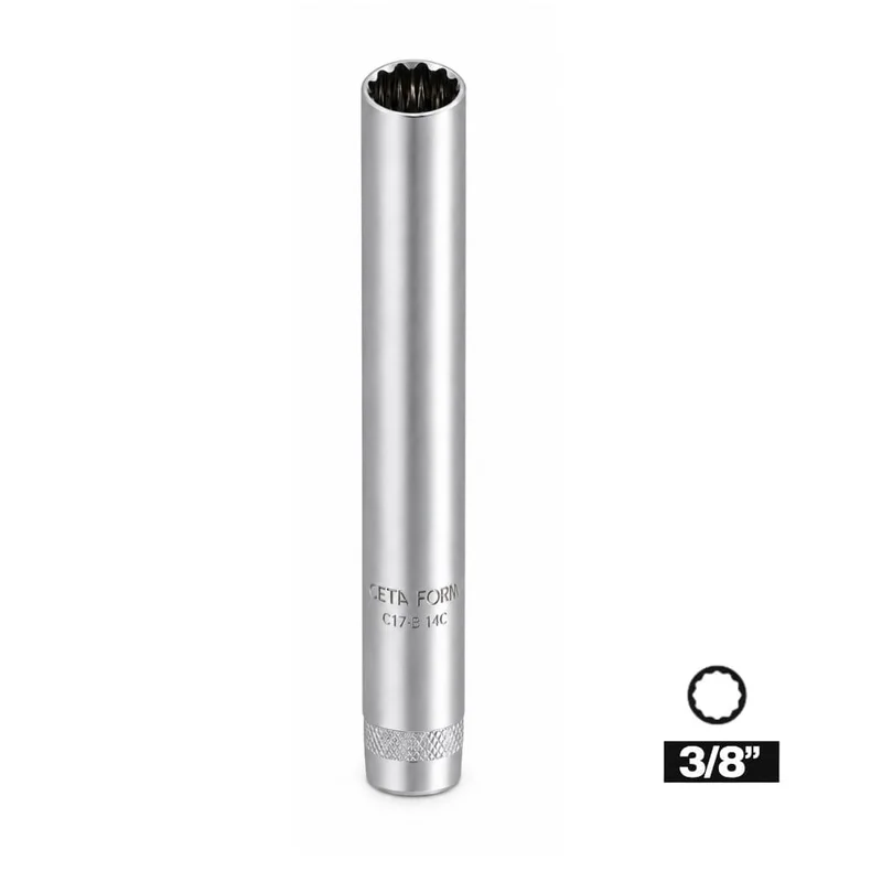 CETA FORM 3/8 On İki Köşe Buji Lokması 14 mm Uzun 25 Cm