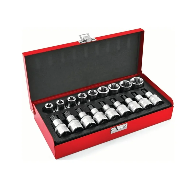 DHT 1/2 Torx Uçlu Lokma Takımı İç ve Dış 18 Parça