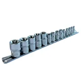FORCE 1/2 - 1/4 - 3/8 E Yıldız Lokma Seti 14 Parça - Görsel 1