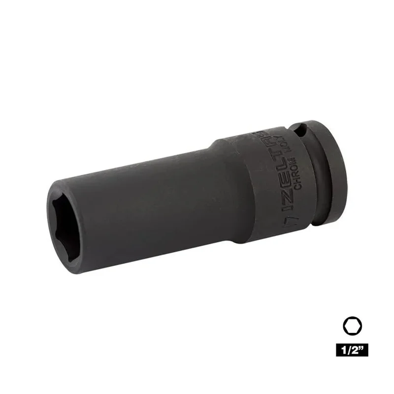 IZELTAS 1/2 Altı Köşe Havalı Derin Lokma 12 mm