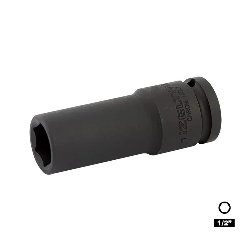 IZELTAS 1/2 Altı Köşe Havalı Derin Lokma 13 mm