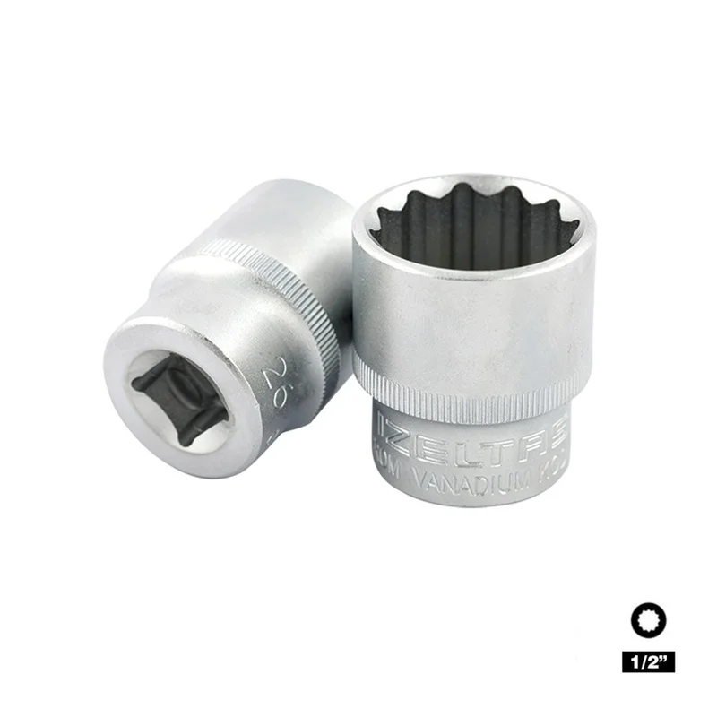 IZELTAS 1/2 On İki Köşe Yıldız Lokma 14 mm