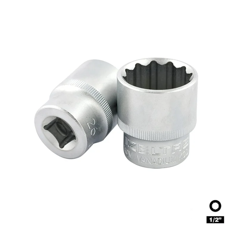IZELTAS 1/2 On İki Köşe Yıldız Lokma 15 mm