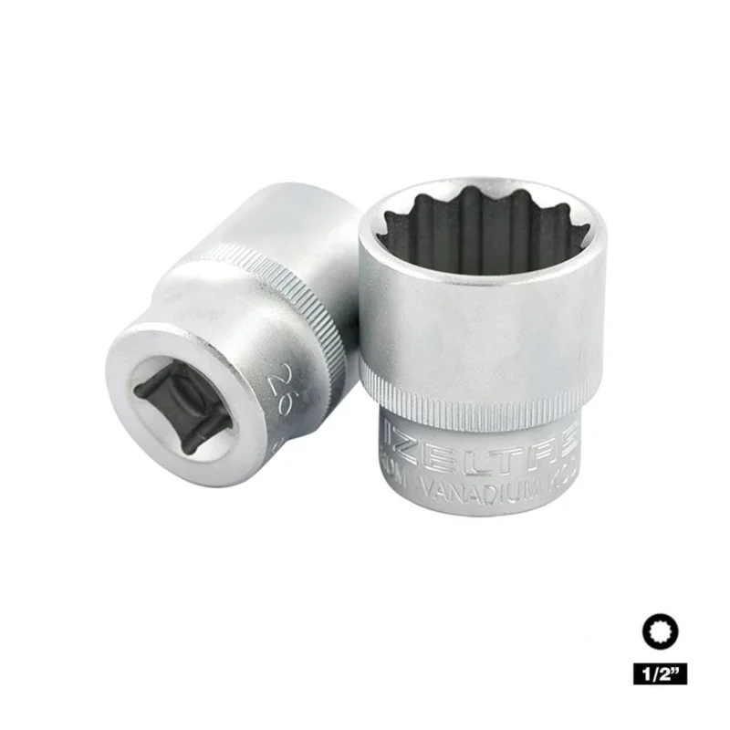 IZELTAS 1/2 On İki Köşe Yıldız Lokma 28 mm