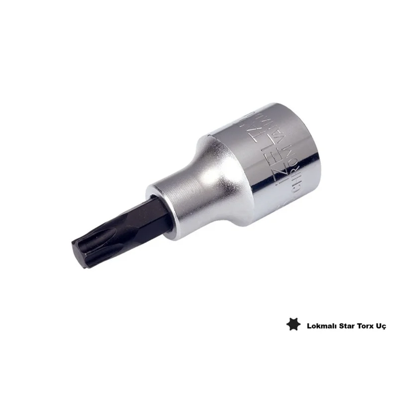 IZELTAS 1/2 T20 Lokmalı Torx Uç Kısa