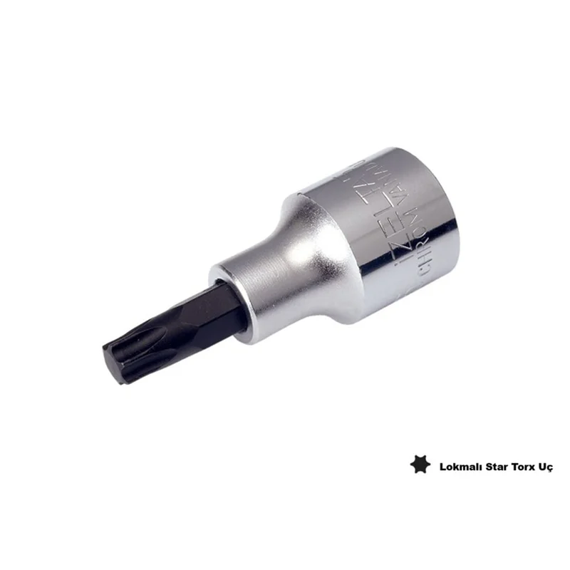 IZELTAS 1/2 T40 Lokmalı Torx Uç Kısa